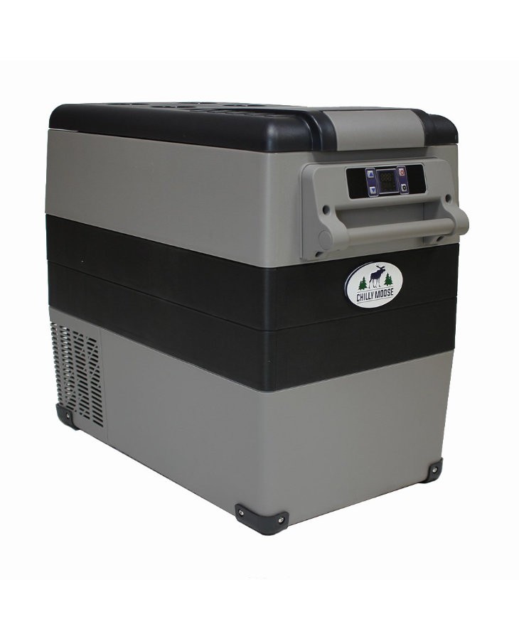 The Moose 55L portable 12V refrigerated cooler